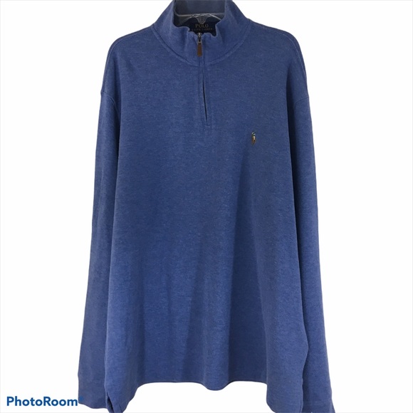 Polo Ralph Lauren Other - Ralph Lauren Polo Half Zip Estate Rib Top Size Large